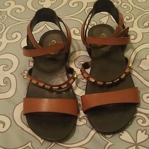 Brown sandals